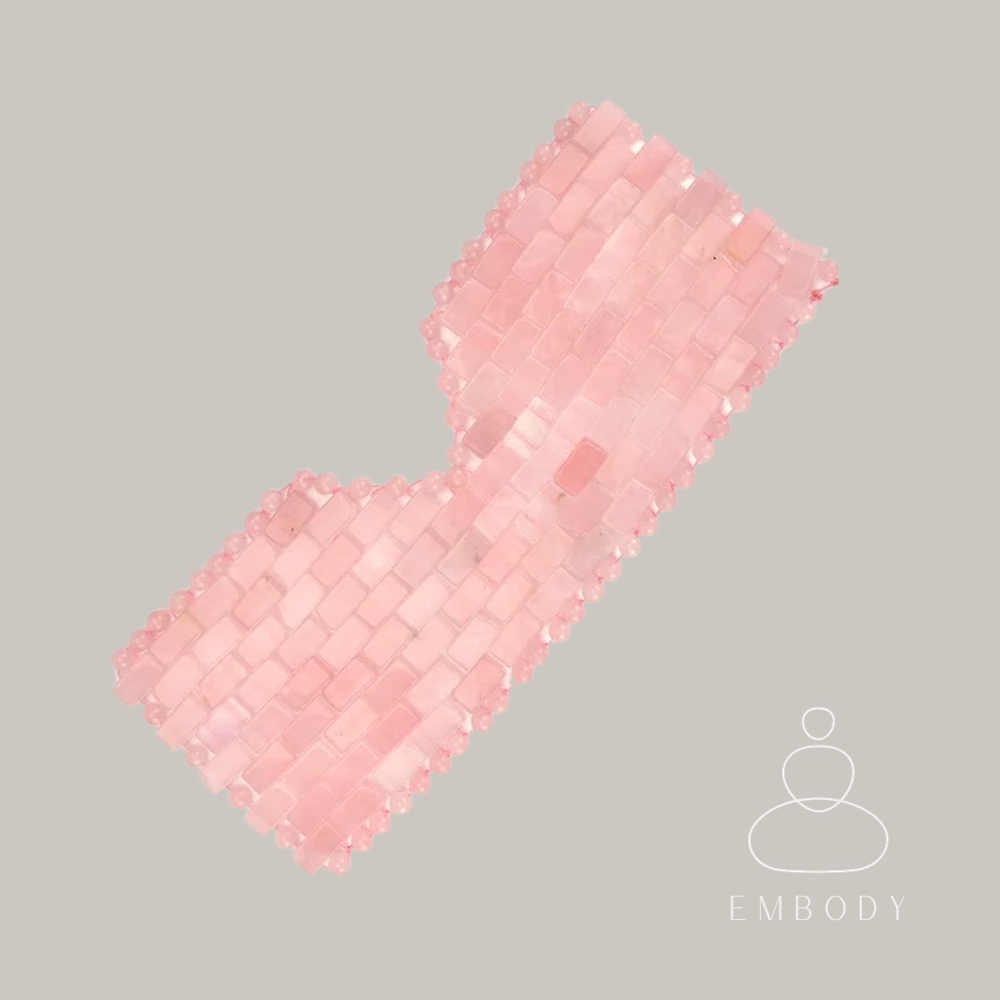 Rose Quartz Meditation Eye Mask