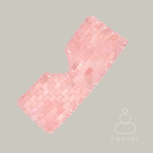 Rose Quartz Meditation Eye Mask